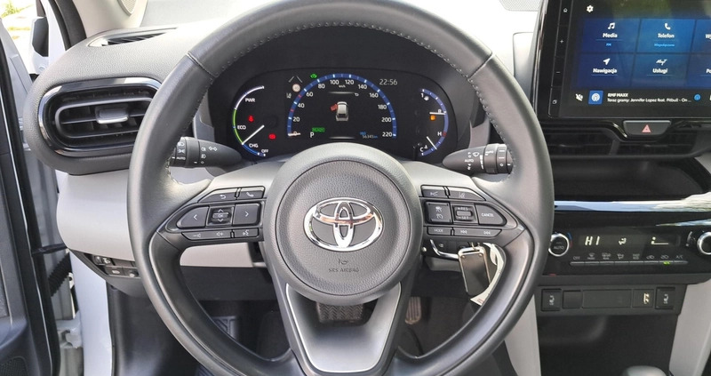 Toyota Yaris Cross cena 99900 przebieg: 56345, rok produkcji 2022 z Biała Piska małe 277